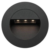 Mercator Lighting Step Lights Rye LED Step Light Round Lights-For-You MW1811RBLK 9312699158735